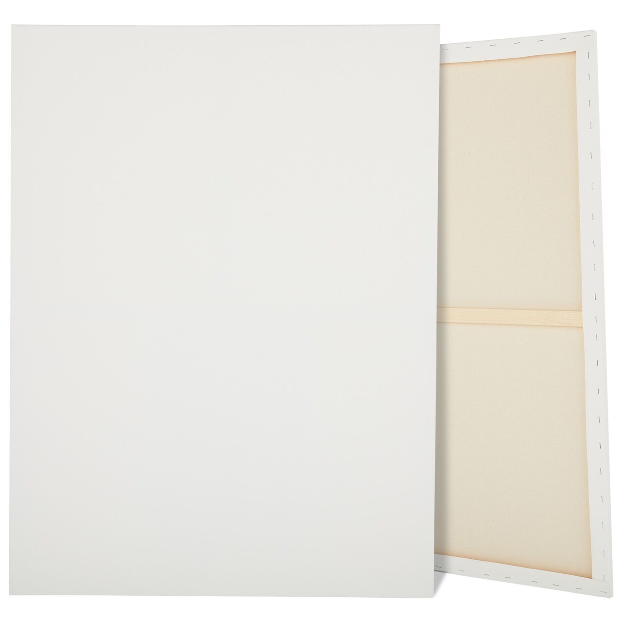 Stretched White 30x40 Canvas Boards for Painting for Artists, Acrylic, Oil Paints (2 Pack)